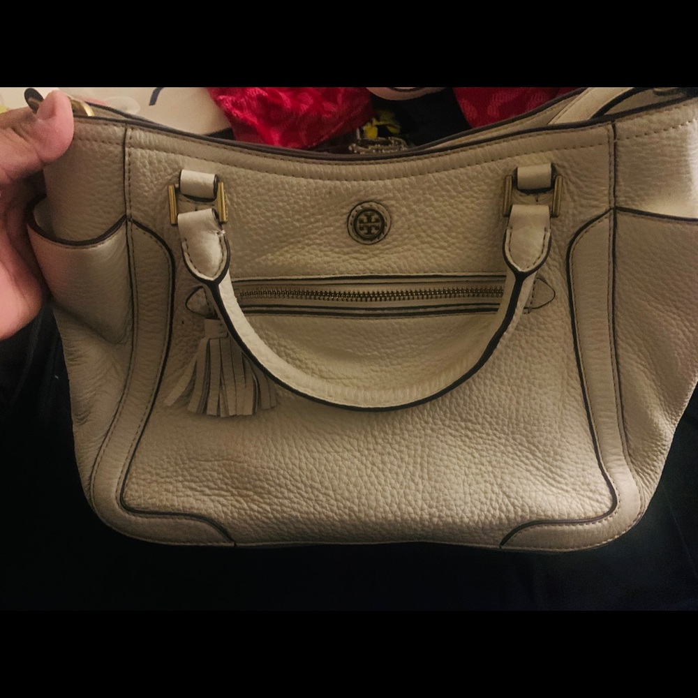 White Tory Burch shoulder bag
